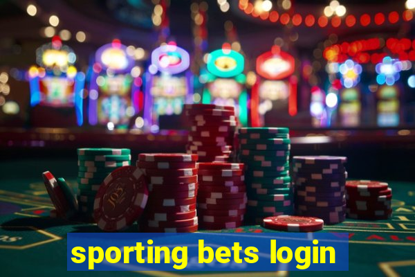 sporting bets login